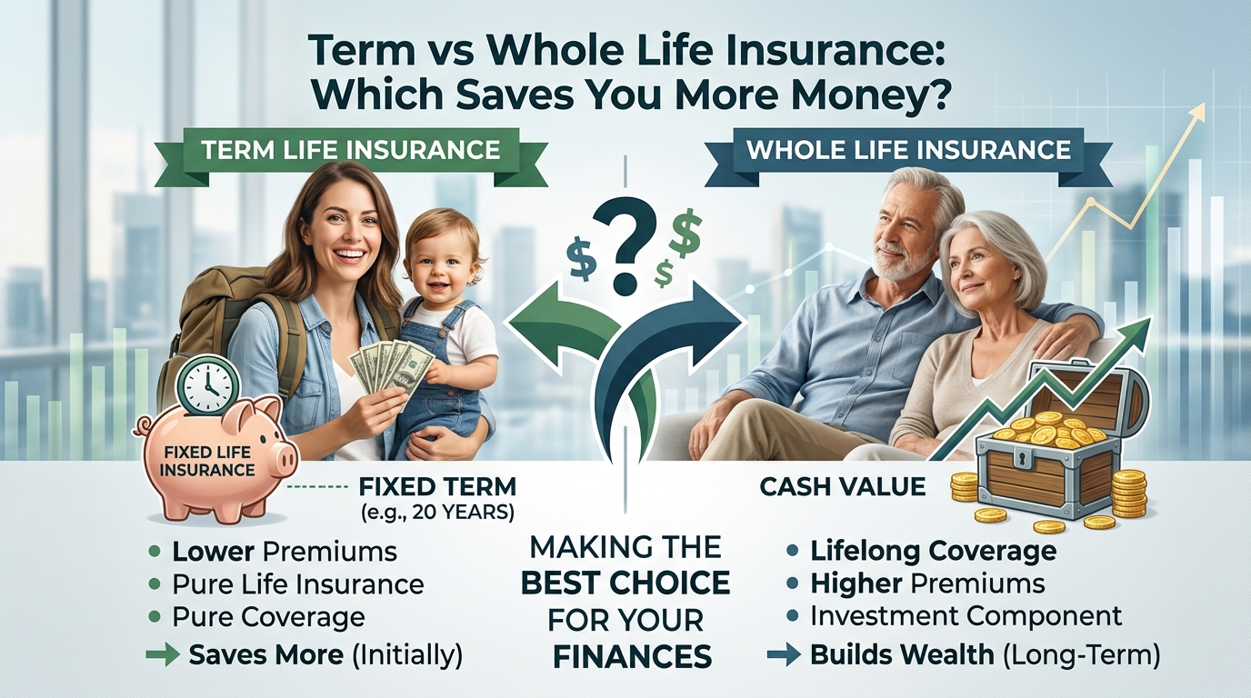 Term vs Whole Life Insurance: Which Saves You More Money?